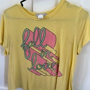 “Fall In Love” Tee shirt